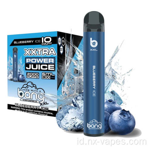 Puff vape bang xxl 2000 sekali pakai